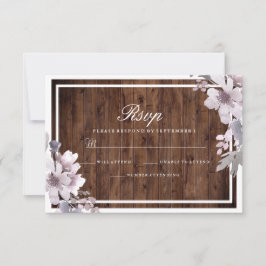 Rustic Lila Blommigt Winter Wedding OSA