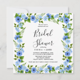 Rustic Lilac Square Inbjudningskort för möhippan