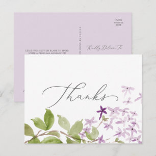Rustic Lilac-vykort Vykort
