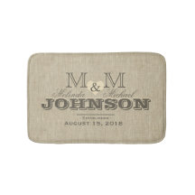 Rustic Linen Monogram