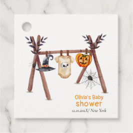 Rustic Little Boo Halloween Clothes Baby Shower Gåvor Etiketter