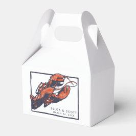 Rustic Lobster Wedding Favor Box Presentaskar