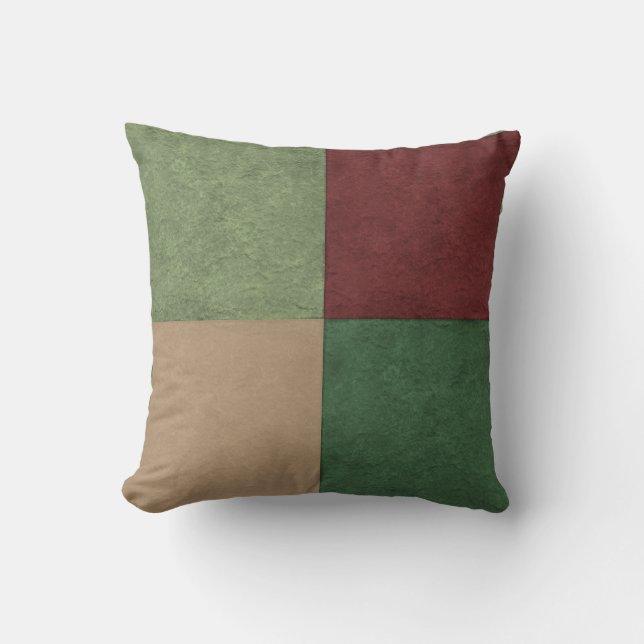 Rustic Lodge Patch Lodge Pillow Kudde (Framsida)