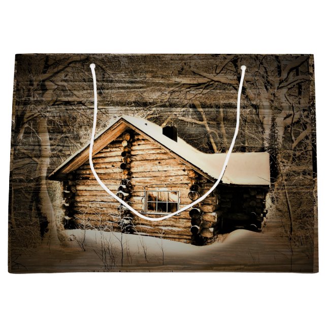 Rustic Log Cabin i Wilderness (Framsidan)
