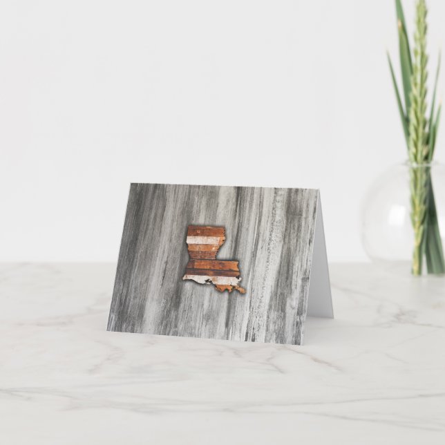 Rustic Louisiana Shape Tack Kort (Framsida)