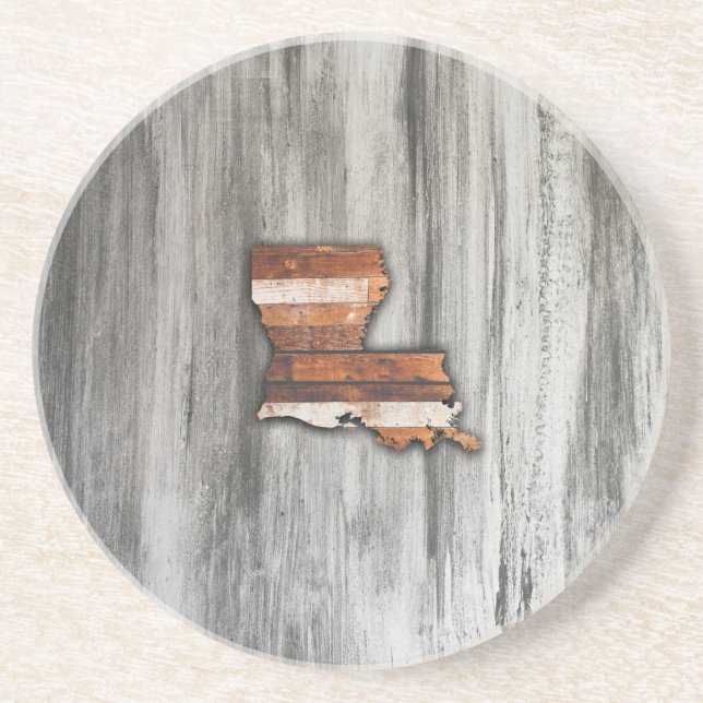 Rustic Louisiana Shape Underlägg (Framsidan)