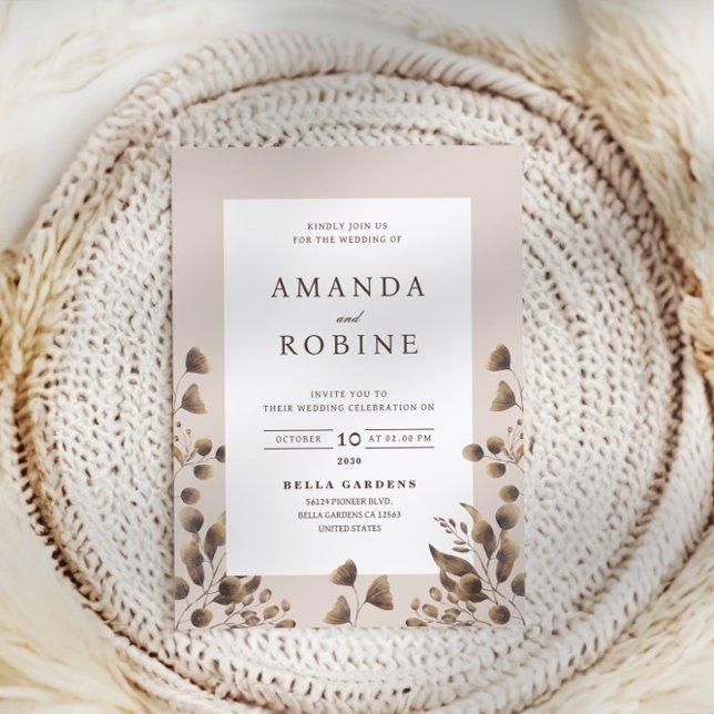 Rustic Löv bröllopsinbjudan Inbjudningar (Skapare uppladdad)