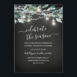 Rustic Löv Chalkboard jul Party Inbjudningar<br><div class="desc">Mer Söt Rustic-julinbjudan i Little Bayleigh Store!</div>