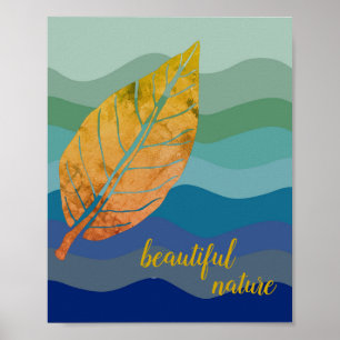 Rustic löv Nature Kärlek Art Paint Poster