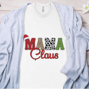 Rustic Lumberjack Mamma Claus T Shirt