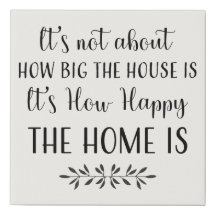Rustic Lycklig Home Quote Farmhouse