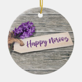Rustic Lycklig Noroz Hyacinth - Ornament
