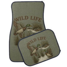 Rustic Mallard Car Mats – “Wild Life”