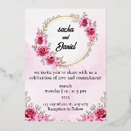 Rustic Maroon Winter Wedding Blommigt