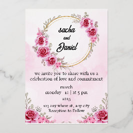 Rustic Maroon Winter Wedding Blommigt