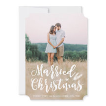 Rustic Married jul Fullt Photo Gräs Mönster