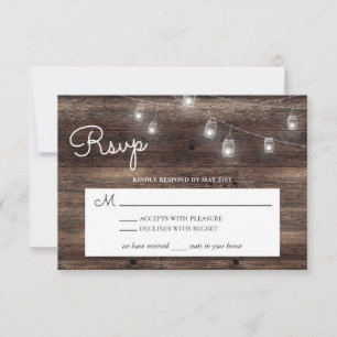 Rustic Mason Burk Barn Wood OSA Kort