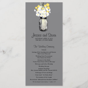 Rustic Mason Burk Daisys Wildblomme Program