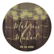 Rustic Mason Burk Lantern Bröllop