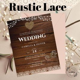 Rustic Mason Burk Ljus Snöre Gypsophilia BRÖLLOP