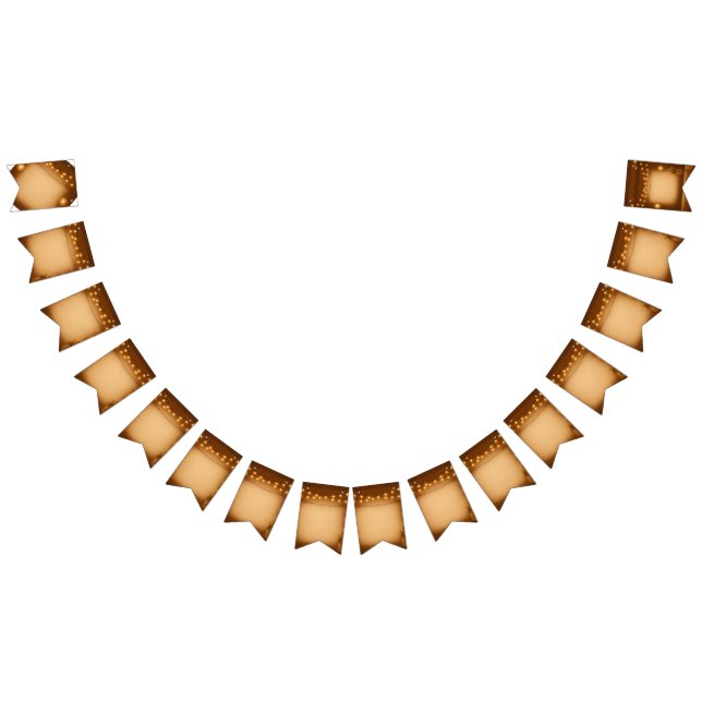 Rustic Mason Burk & String Ljus Bröllop Vimplar (Alla)