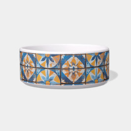 Rustic Mediterranean Ceramic Pet Bowl