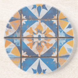 Rustic Mediterranean Patternated Sandstone Underlä Underlägg