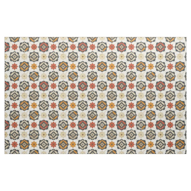 Rustic Mediterranean Tile Tyg (Yard)