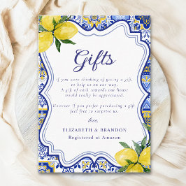 Rustic Meditterranean Wedding with italian tiles Tilläggskort