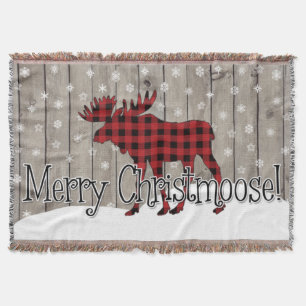 Rustic Merry Christmoose! Filt