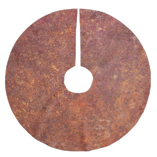 Rustic metall: texturerat yta. julgransmatta borstad polyester