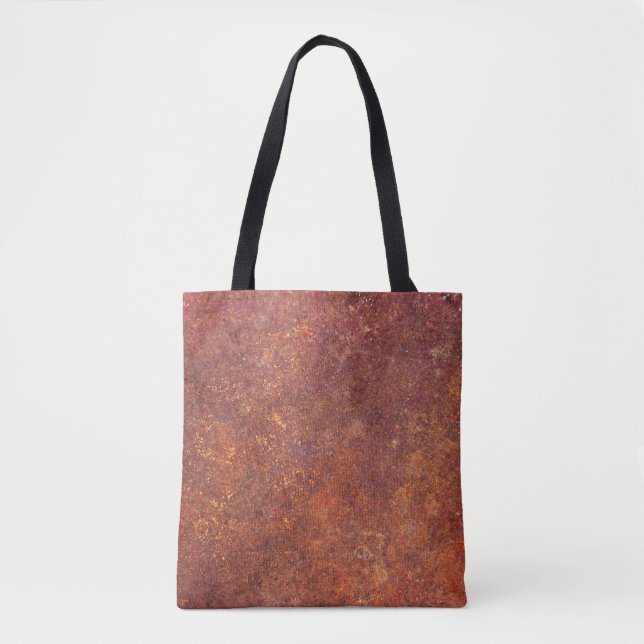 Rustic metall: texturerat yta. tygkasse (Framsida)