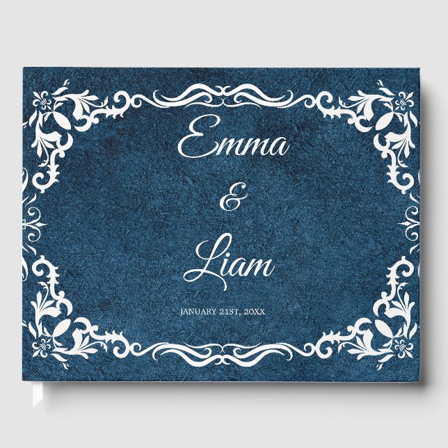 Rustic Mexican Wedding Guest Book  Gästböcker (Framsida)