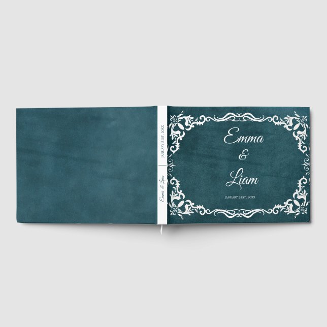 Rustic Mexican Wedding Guest Book  Gästböcker (Full)
