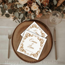 Rustic Mexican Wedding Napkins