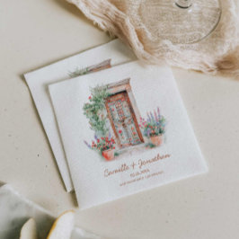 Rustic Mexico Bröllop Pappersservett