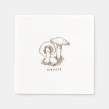 Rustic Minimalist Brown Thanksgiving