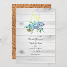 Rustic Mint Boho QR Code OSA Vin Tast Bröllop