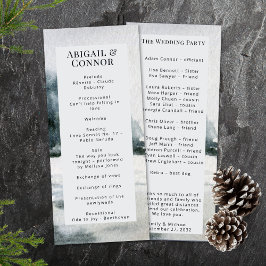 Rustic Misty Mountain Sjö Watercolor Program