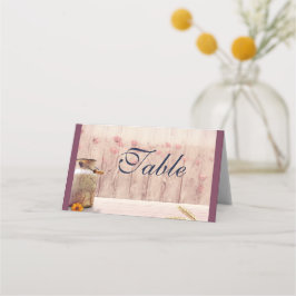 Rustic Mjölk can Landsbyggsbröllop Bord Placeringskort