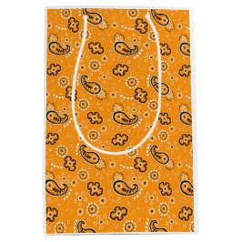 Rustic Modern Bandana Orange Mönster Roligt