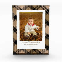 Rustic Modern Fall Brown Tartan Play