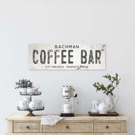 Rustic Modern Farmhouse Coffee Pub & City Canvastryck