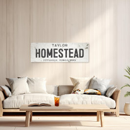 Rustic Modern Farmhouse Homestead & City Canvastryck