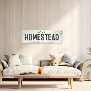 Rustic Modern Farmhouse Homestead & City Canvastryck