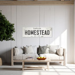 Rustic Modern Farmhouse Homestead Long Canvastryck<br><div class="desc">Öka din livsmiljö med vår utsökta, utslitna Canvas Wall Art Homestead-skylt, där tidlös charm möter modern lantbruksestetik. Denna konst biet förenar utan vidare en elegant elegans med ett industriellt kant, som har en fingerad, krackad och nedtryckt, benvit bakgrund som blottlägger en historiekänsla genom att färga färgen och det vävrade struktur....</div>