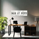 Rustic Modern Farmhouse Male Office Long Canvastryck<br><div class="desc">Öka din livsmiljö med vår utsökta Stretched Canvas Wall Art Office-skylt, där tidlös charm möter modern lantbruksestetik. Denna konst biet förenar utan vidare en elegant elegans med ett industriellt kant, som har en fingerad, krackad och nedtryckt, benvit bakgrund som blottlägger en historiekänsla genom att färga färgen och det vävrade struktur....</div>