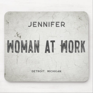 Rustic Modern Industrial Farmhouse Girl City Namn Musmatta