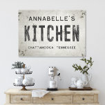Rustic Modern Industrial Farmhouse Kitchen City Canvastryck<br><div class="desc">Öka din livsmiljö med vårt utdragna matsalsfack för industriellt lantbruk, där tidlös charm möter modern lantbruksestetik. Denna konst biet förenar utan vidare en elegant elegans med ett industriellt kant, som har en fingerad, krackad och nedtryckt, benvit bakgrund som blottlägger en historiekänsla genom att färga färgen och det vävrade struktur. Personlig...</div>