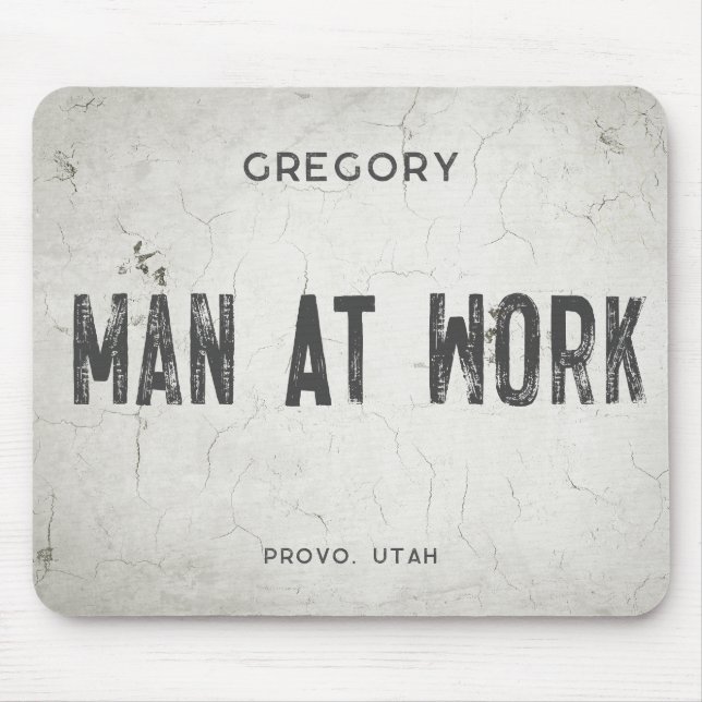 Rustic Modern Industrial Farmhouse Male Namn City Musmatta (Framsidan)